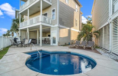 North Myrtle Beach House | ONE More Cherry on Top - 5BR-4BA Marshfront- Heated Pool, Hot Tub, Elevator, Sleeps 14