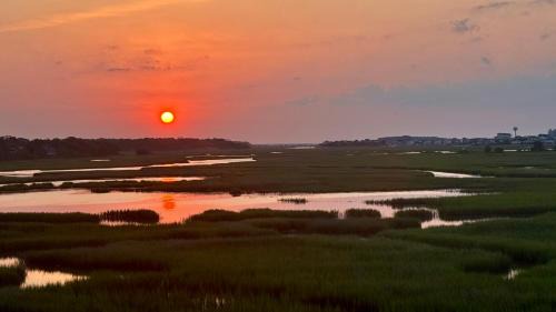 North Myrtle Beach House | ONE More Cherry on Top - 5BR-4BA Marshfront- Heated Pool, Hot Tub, Elevator, Sleeps 14