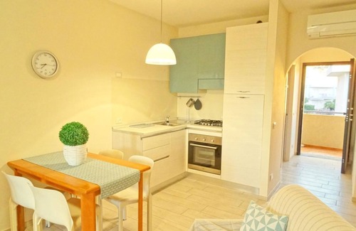 Santo Stefano al Mare Apartment | ONE-ROOM APARTMENT with BALCONY close to the SEA