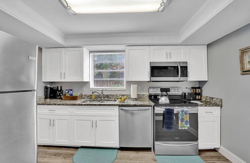 Del-Ida Park Historic District Condo | ⭐Only 5 Minutes To Beach ⭐ Downtown, Fast Wi-fi, Free Parking, Outdoor Grill
