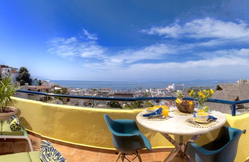 Downtown Puerto Vallarta House | Open space house with great Ocean and Bay views, walk to Beach and Downtown