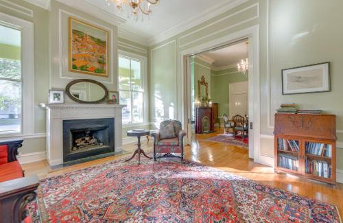 Columbus House | Ornate Victorian Home with Courtyard and Fire Pit!
