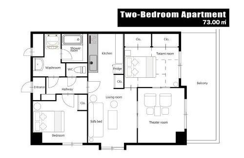 Minami Ward Apartment | OUCHI HOTEL Hijiyama