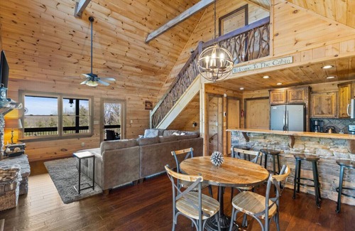 Blue Ridge House | Outdoor living in a modern mountain home.