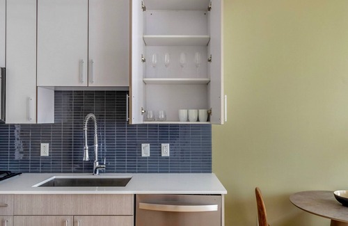 D Street - West Broadway Apartment | Outstanding South Boston 1BR w/Gym, nr Red Line & Shops, by Blueground