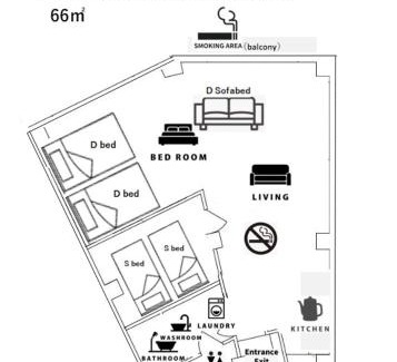 Hiroshima City Centre House | P-STAY広島平和公園withペット 401号室