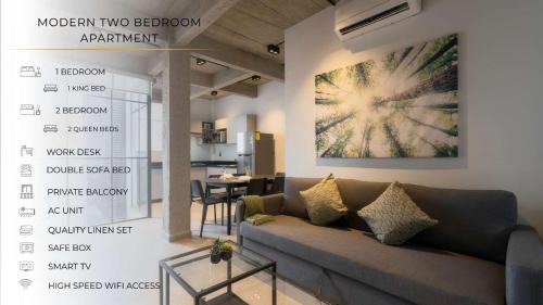Historic Center Apartment | P301 Apt 2Bdrm 2bath AC private balcony Rooftop