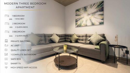 Historic Center Apartment | P302 Zocalo 3bdrm 2bath Rooftop AC