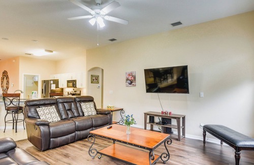Palm Coast House | Palm Coast Retreat w/Heated Pool & Private Patio!