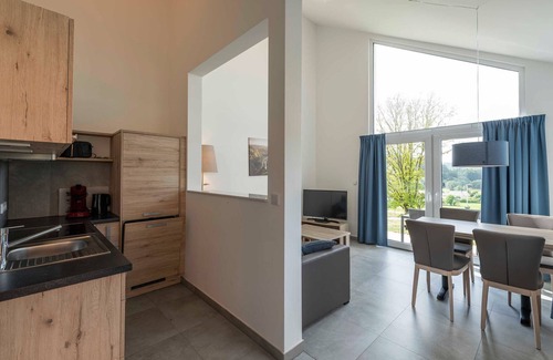 Mistelgau House | Panoramabungalow HW 09B - panoramic bungalow (DH) in the holiday village at the Therme Obernsees
