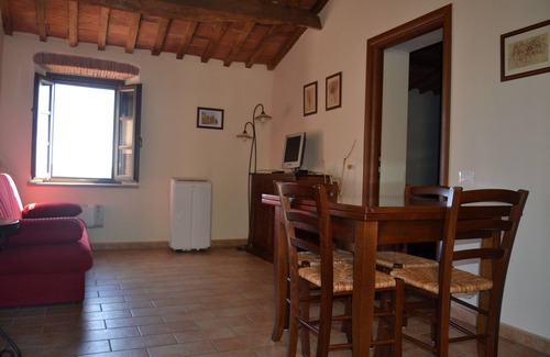 Casalappi Apartment | Panoramic three-room apartment in a charming medieval village with swimming pool, tennis, in the countryside near the sea