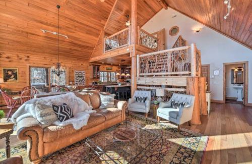 Waynesville House | Panoramic Mtn Views Luxe Smoky Mountain Cabin!