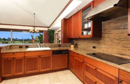 Kaupulehu House | Panoramic Ocean and Golf Course Views ! Luxury Multi Level Townhouse at Hualalai Resort- includes 2 Golf Carts