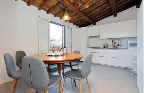 Rione XI Sant'Angelo Apartment | Panoramic penthouse for 8 with stunning view and wonderful terrace