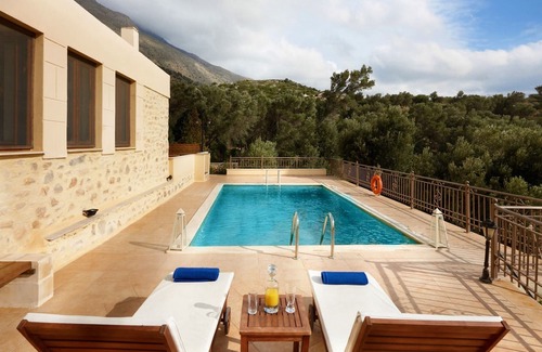 Agios Vasileios Villa | Panoramic sea view villa with private pool