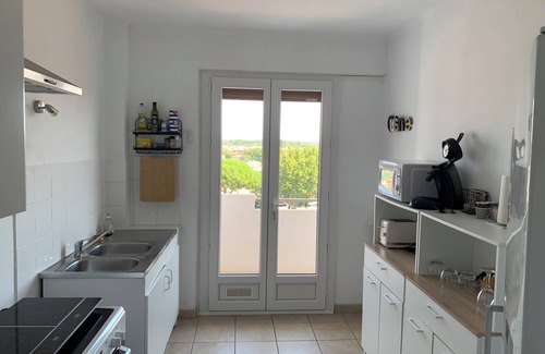 Narbonne Apartment | Panoramic view of Clape