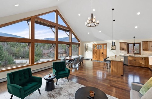 Wilmington House | Panoramic View Whiteface, Hot tub, gas fireplace