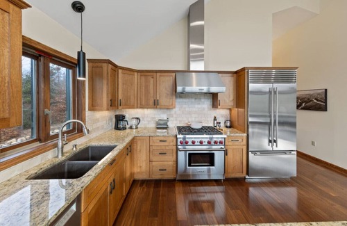 Wilmington House | Panoramic View Whiteface, Hot tub, gas fireplace