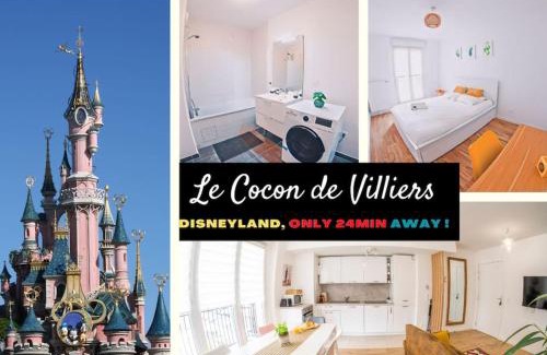 Les Perroquets Apartment | Paris & DisneyLand - 2min From Train Station - Free Private Parking