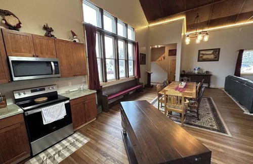 Markville House | Parish & Bell Tower 18Ft ceilings and lots of space for guests.