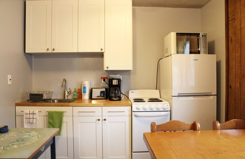 Ludington Apartment | Parkview Cottage #12- Half block from Lake Michigan Beach