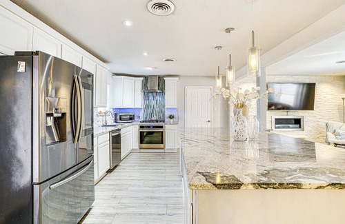 Hurst House | Patio & Fenced Yard: Newly Renovated Hurst Home!