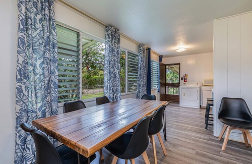 Hanalei House | Pauole Home, Hawaiian plantation-style home, ideal for families.