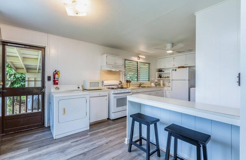 Hanalei House | Pauole Home, Hawaiian plantation-style home, ideal for families.