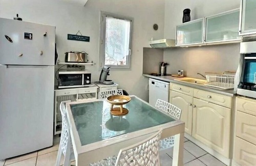 Valras-Plage Apartment | Pavilion with a garden 100m from the beach