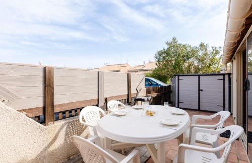Les Ayguades Villa | Pavillon Climatisé T2 Mezzanine à 150m de la Plage - 5 Pers, Parking, Animaux Acceptés - FR-1-409-250