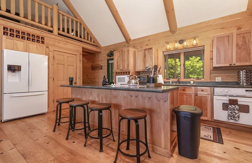 Arkdale Cabin | PEACE AND QUIET SAND VALLEY Spacious log home with tranquil lake view
