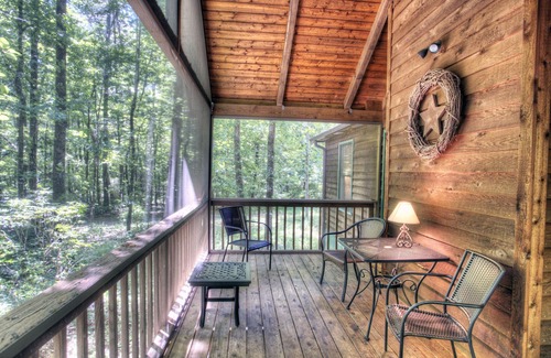 Sautee Nacoochee Cabin | Peace in the Woods - It's All in the Cabin Name!