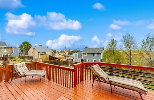 Briargate House | Peaceful Colorado escape with scenic deck and mountain views