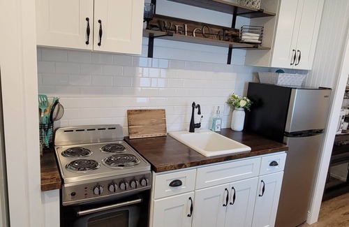 Coleman Cottage | Peaceful Country Chic Cottage with King Bed Near The Villages Pet Friendly