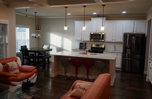 Buford House | Peaceful Family Retreat, Cozy Fireplace, Ping Pong, & Fenced Backyard Oasis