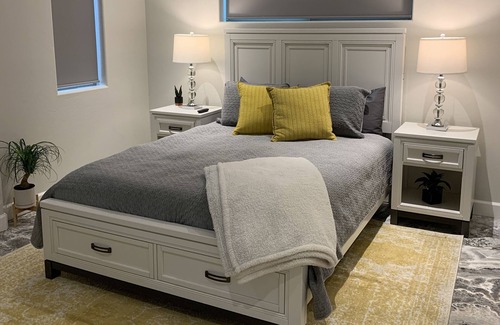 Desert View Village Villa | Peaceful Guest Suite & Courtyard