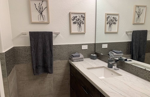 Desert View Village Villa | Peaceful Guest Suite & Courtyard