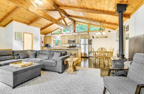 Bridgton House | Peaceful Highland Lake Home with Kayaks, Dock Access
