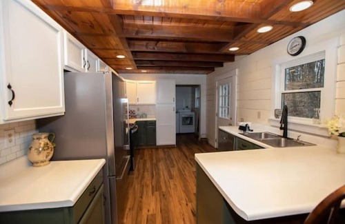 Slippery Rock House | Peaceful log home retreat.