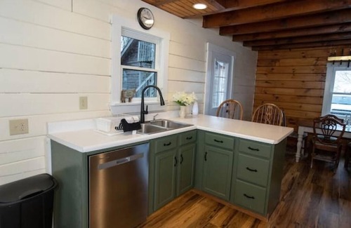 Slippery Rock House | Peaceful log home retreat.