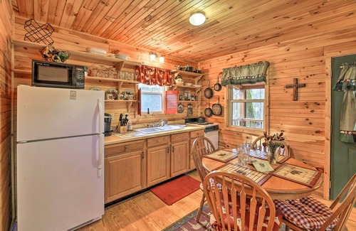 Butler Apartment | Peaceful Mountain City Cabin w/Porch & Fire Pit