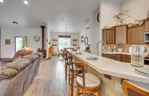 Shelton House | Peaceful Shelton Home w/Spacious Yard & Fire Pit!
