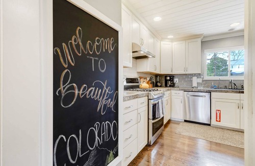 West Colorado Springs House | Peak View Palace- Mountain Views, Fire Table & Private Fenced in Yard