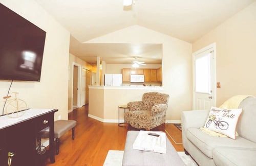 Bentonville House | Pedal Inn 1 - Trails 2 Minutes Away & Dogs Welcome