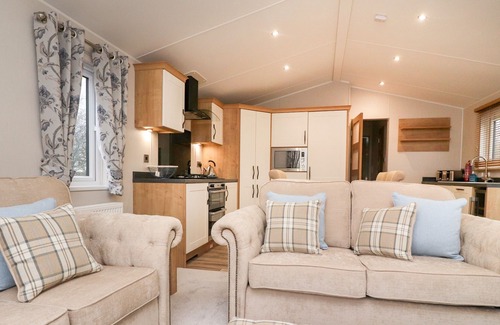 Fence Cabin | PENDLE VIEW LODGE, pet friendly, with a garden in Clitheroe