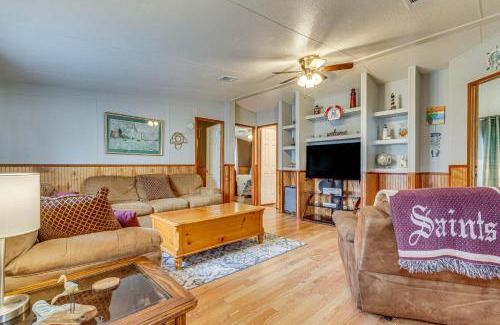 Bayou Grande Villa House | Pensacola Home with Private Dock - 7 Mi to Beaches