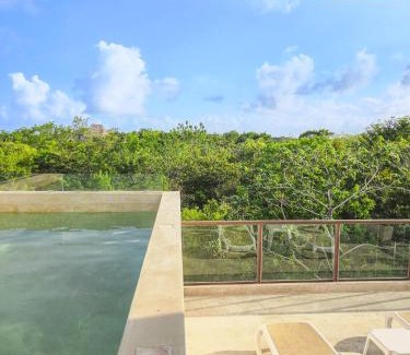 Chemuyil Apartment | Pent House - Santuario Apartments