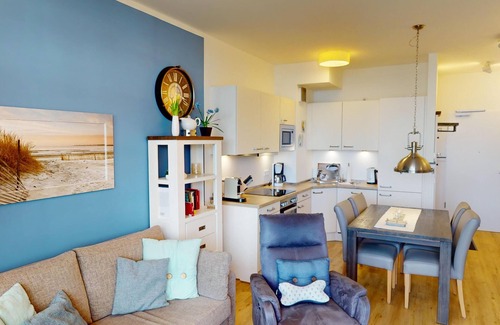 Pelzerhaken Apartment | Penthouse apartment A-11 for 2 guests - great location with sea views & renovated in 2024