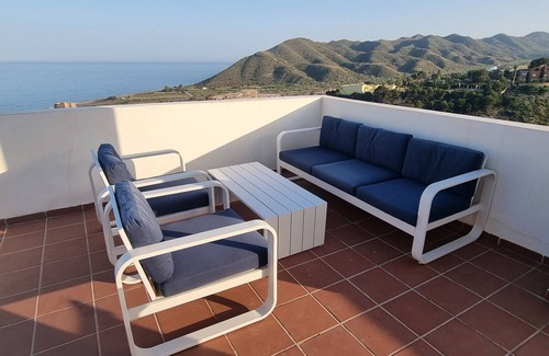 Playa Macenas Apartment | Penthouse Apartment With Large Terrace Overlooking the sea