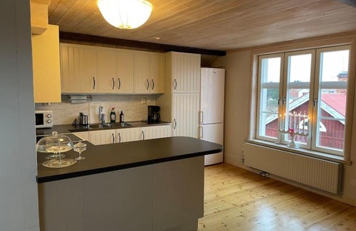 Mora Apartment | Penthouse close to Vasaloppet finish line portal